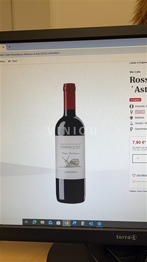 Piemonte Barbera d'Asti Vite Colte Rossofuoco 2024