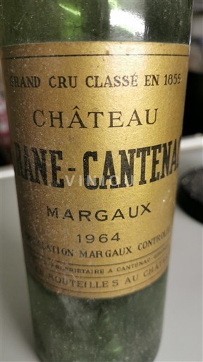 Bordeaux Margaux Grand Cru Château Brane-Cantenac 1964