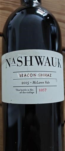 Australia de Sud McLaren Vale Nashwauk Beacon Shiraz 2015