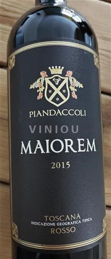 Toscana Määrittelemätön Piandaccoli Maiorem 2015