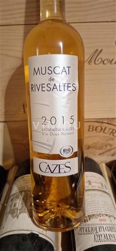 Roussillon Muscat de Rivesaltes Domaine Cazes 2015
