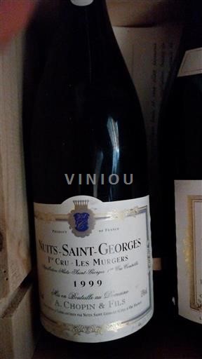 Burgundy Nuits-Saint-Georges Premier Cru A. Chopin & Fils Les Murgers 1999