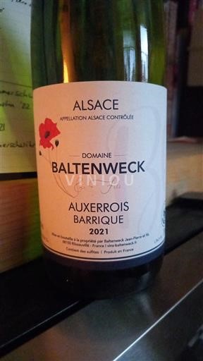 Alsacia Domaine Baltenweck Auxerrois Barrique 2021