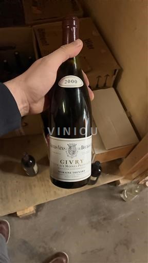 Burgundia Givry Domaine Thenard Les Bois Chevaux 2000
