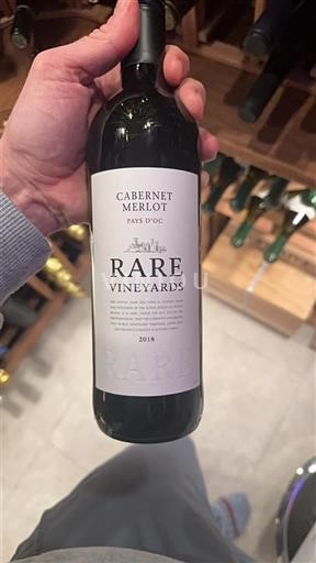 Languedoc și Roussillon Vin de Pays d'Oc Rare Vineyards Cabernet Merlot 2018