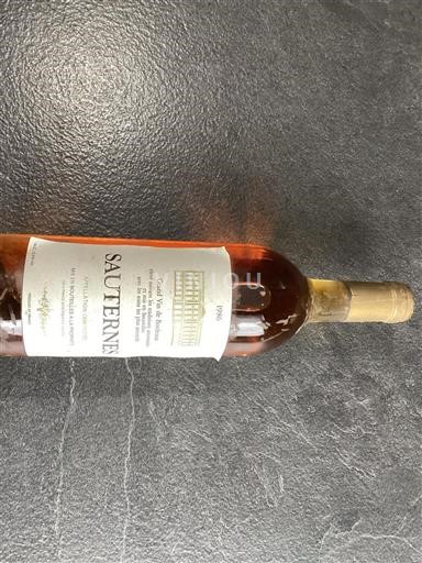 Bordeaux Sauternes Château Coutet 1996
