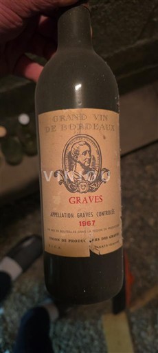 Burdeos Graves Château Arbanats 1967
