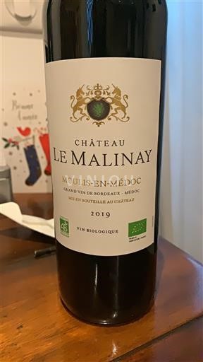 Bordeaux Moulis-en-Médoc Château Le Malinay 2019