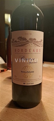 Bordeaux Barons de Rothschild Réserve Spéciale 2010