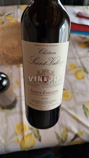 Bordeaux Saint-Émilion Château Saint-Valéry 2020