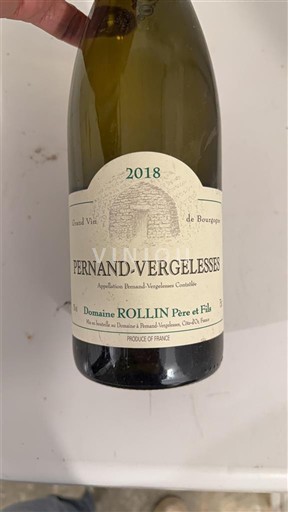 Bourgondië Pernand-Vergelesses Domaine Rollin Père et Fils 2018