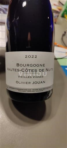 Bourgogne Hautes Côtes de Nuits Olivier Jouan Vieilles Vignes 2022