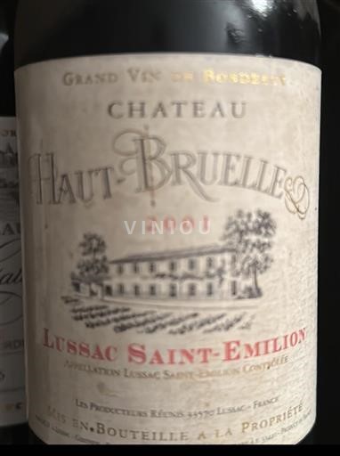 Bordeaux Lussac-saint-émilion Château Haut-Brieulle 2001