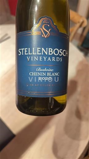 Vinhos Blanc sec Bushvine Chenin Blanc Stellenbosch Vineyards 2020 África do Sul Região Costeira Stellenbosch