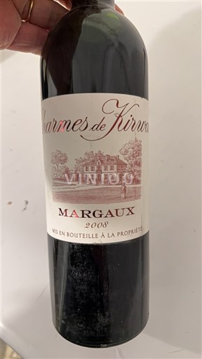 Bordeaux Margaux Charmes de Kirwan 2008