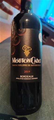 Bordeaux Mouton Cadet BARON PHILIPPE DE ROTHSCHILD 2019