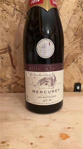 Burgundia Mercurey Château Santenay Les Montelons 2016
