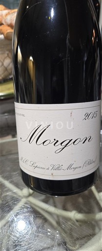 Beaujolais Morgon M. et C. Lapierre 2015