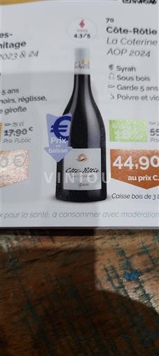 Rhônen laakso Côte-rôtie La Cotière 2024