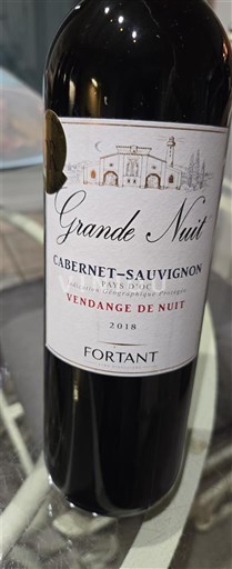 Languedoc și Roussillon Vin de Pays d'Oc Fortant Grande Nuit 2018