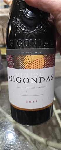 Valea Ronului Gigondas Cave des Vignerons de Gigondas 2011