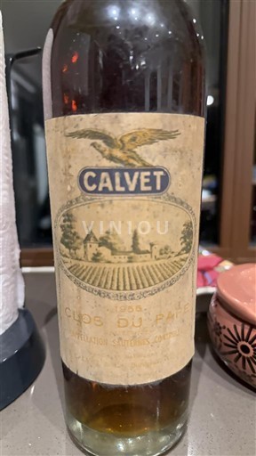 Bordeaux Sauternes Calvet Clos du Pape 1955