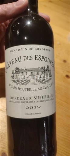 Bordeaux Bordeaux superior Château Espourets 2019