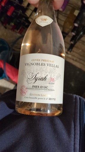 Languedoc și Roussillon Vin de Pays d'Oc Vignobles Vellas Syrah 36 Blend Prestige 2023