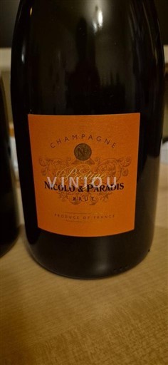 Champaña Champán Nicolò & Paradis Prestige Sin añada