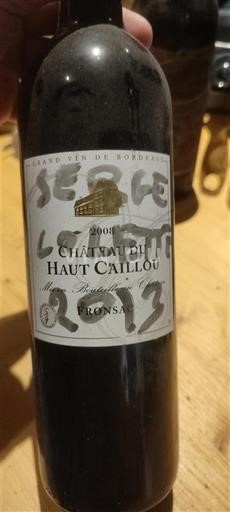 Bordeaux Lalande-de-Pomerol Château Haut Caillou 2008