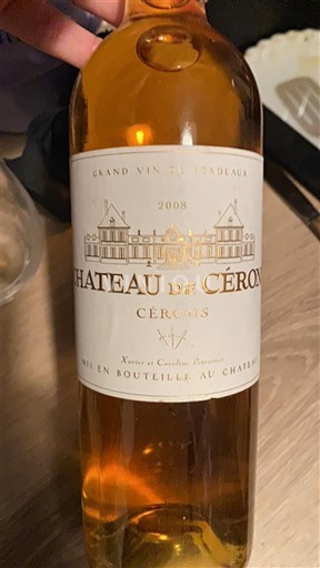 Bordeaux Cérons Château Cérons 2008