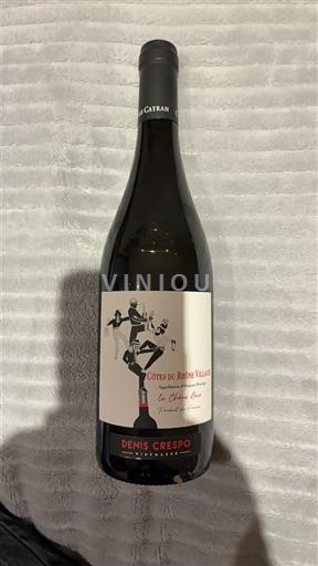 Valle del Ródano Côtes del Ródano Pueblos Denis Crespo La Câlineuse Noire Sin añada