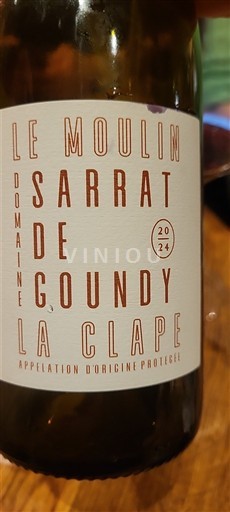 Languedoc La Clape Domaine Sarrat de Goundy Le Moulin 2024