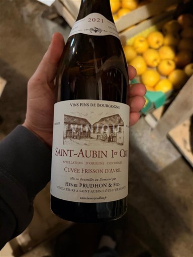Burgundia Saint-Aubin Premier Cru Henri Prudhon & Fils Frisson d'Avril 2021