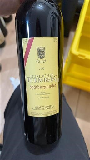 Baden Baden. Staatsweingut Karlsruhe-Durlach Durlacher Turmberg 2013