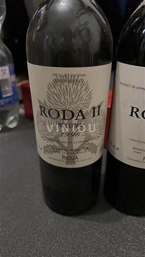 Vine Rouge sec Roda II Reserva Roda 1996 Spanien La Rioja Rioja DO