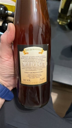 Sicilië Casa Vinicola Caldirola Vino alla Mandorla Niet-geïntegreerd
