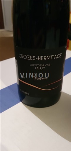Valea Ronului Crozes-Hermitage Jocelyne & Yves Lafoy Présence 2023