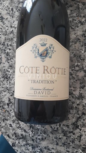 Rhônetal Côte-rôtie Domaine Bertrand David Tradition 2022