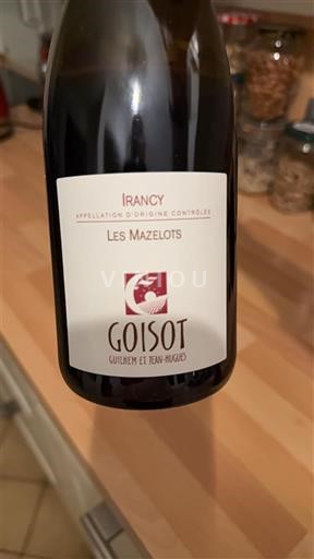 Burgundia Irancy Goisot Les Mazelots 2022