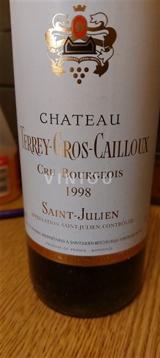 Bordeaux Saint-Julien Château Terrey-Gros-Cailloux 1998