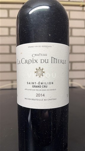 Burdeos Saint-Émilion Gran Cru Grand Cru Château La Croix du Merle 2014