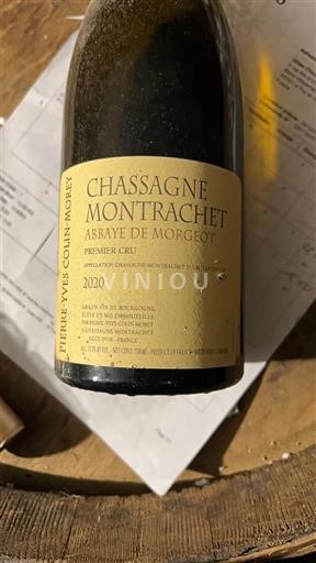 Burgundia Chassagne-Montrachet Premier Cru Pierre-Yves Colin-Morey Abbaye de Morgeot 2020
