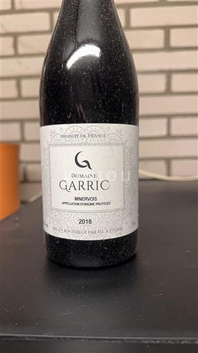 Languedoc Minervois Domaine Garric 2018