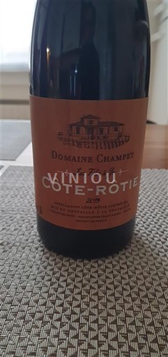 Rhône Valley Côte-Rôtie Domaine Champet Les Fils à Jo 2019