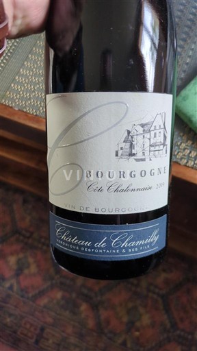Burgundia Bourgogne Côte Chalonnaise Château Chamilly 2020