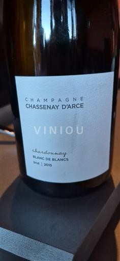 Champaña Champán Chassenay d'Arce Blanc de Blancs 2015
