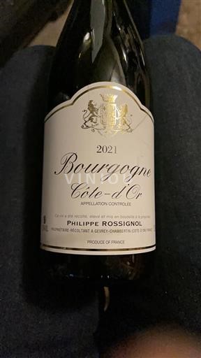 Burgundia Bourgogne Côte d'Or Philippe Rossignol 2021