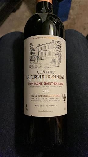 Burdeos Montagne-Saint-Émilion La Croix Bonneau 2018