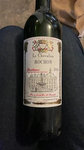 Bordeaux Le Chevalier Rochon 2001